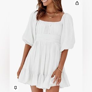 White Chiffon dress!